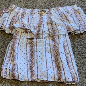 Off the shoulder shirt bought from Buckle